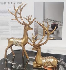 Goldenes Rentier-Set 2-teilig