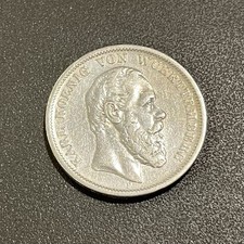 900/- Silbermünze, 5 Mark