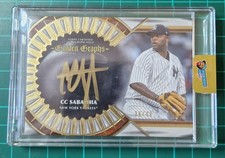2023 Topps Five Star 5 Star CC Sabathia Golden Graphs GOLD Yankees AUTO #D 36/40