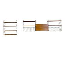 60er 70er Eiche Stringregal Modul von Kajsa & Nils "Nisse" Strinning Sweden