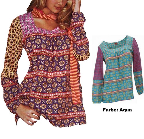 Ethno patchwork sweatshirt - ethno,