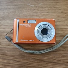 Digitalkamera Practika DCZ 8.3 Orange Zustand Ok Kratzer Getestet Funktioniert 