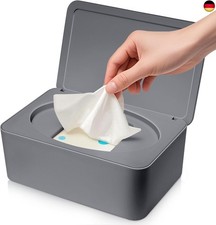 Versiegelte Feuchttücher Box mit großem Volumen Staubschutz Grau Baby F