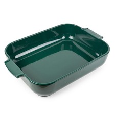 PEUGEOT Keramik Auflaufform APOLLIA 40cm Rechteckig Waldgrün Spülmaschinenfest