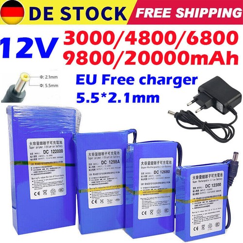 12v 3000mah 20000mah - 12v,