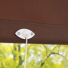 Springrollo Mittelzugrollo Schnapprollo Rollo Cappuccino Mocca Breite 60-200 cm