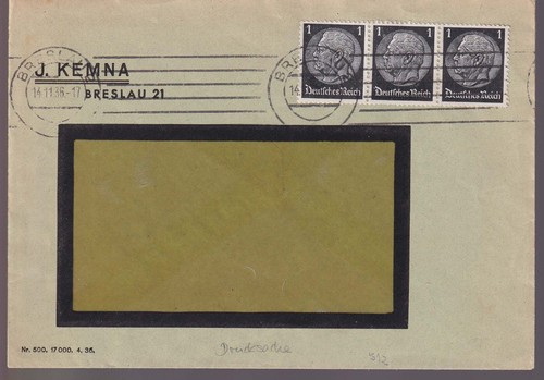 Deutsches reich 512 - deutsches, 512/3er