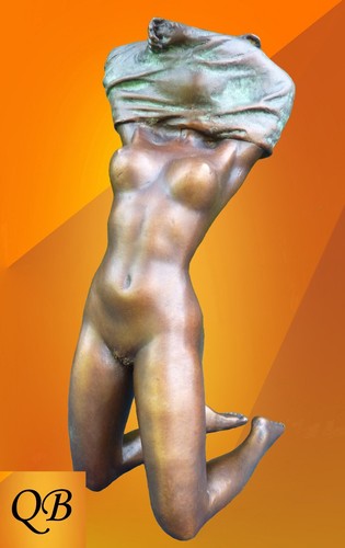 Art deco bronze - art, figur