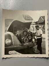 ~1960 altes Foto Magirus Deutz Rundhauber LKW Motor Oldtimer