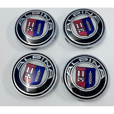4x Für BMW ALPINA Auto Nabendeckel Felgendeckel Badge Wheel Center Felge 68MM