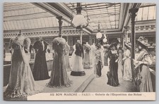 Paris Postkarte Au Bon Marche