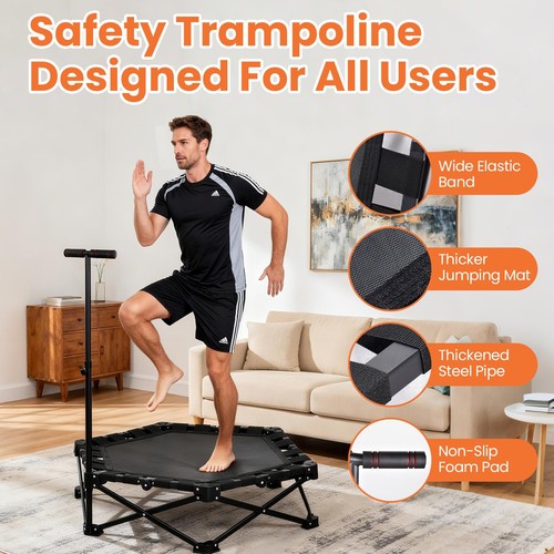 Fitness trampolin faltbar - trampolin,