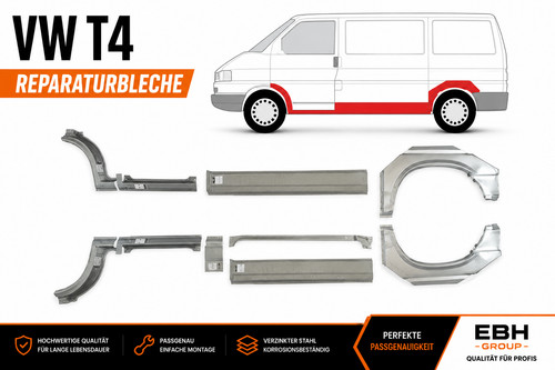 Volkswagen kurz und - t4, mittel