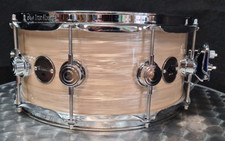 DW Classic 14x6" Zoll USA Collectors Snare Drum Mahogany Creme Oyster / Rullante