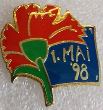 Pin Abzeichen Nadel 1. Mai 1998 Politik Gewerkschaft Verdi DGB