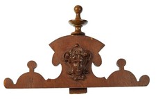 Alter Uhren Aufsatz Zierteil f Uhrengehäuse Regulator Wanduhr Uhrmacher clock