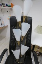 Wandlampe Tütenlampe 6 Lampenschirme Tütenform  50er Jahre Nierentisch Ära Rar