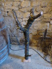 Stele Skulptur Holz 94 cm