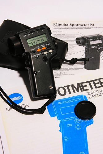 Minolta spot meter - spot,