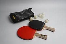 2x Andro Tischtennisschläger + Bälle + Tasche Profi Tischtennis Schläger Top Neu