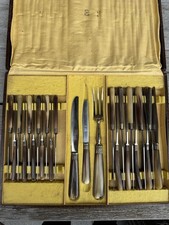 Antikes Besteckset Messer mit