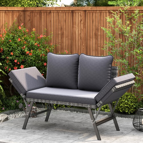 Gartenbank polyrattan - gartenbank,