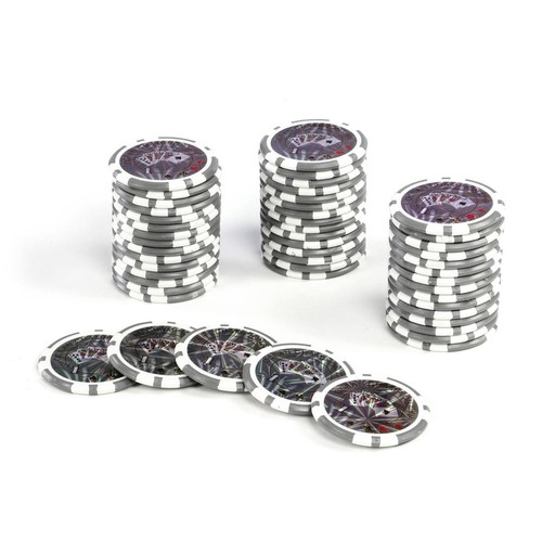 Poker chips wert grau - 50,
