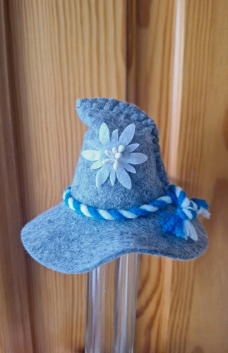 Mini filzhut oktoberfest deko - mini,
