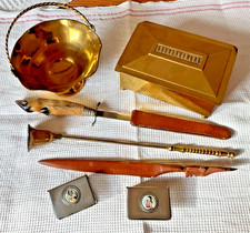 Zigarettendose WMF ca. 1904 bis 1920 Streichholzhalter Kerzenlöscher Brieföffner