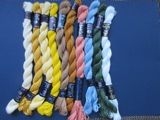 10x Perlgarn,N°  5,   Anchor / MEZ   Stickgarn BW