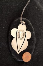 Lesezeichen 925 Silber aus Florenz Edel zartes Monogramm EA  Quaste Vintage 