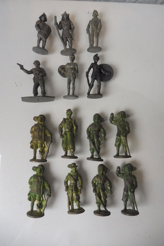 Konvolut alte zinn figuren - alte,