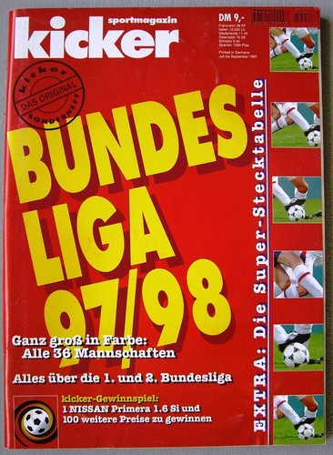 Kicker sonderheft bundesliga - kicker,