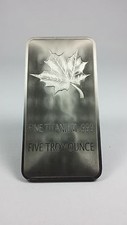 Titanbarren Maple Leaf 5 oz 999 USA Titan Titanium Barren Design