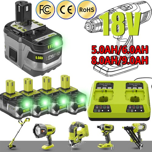 18v 0ah akku für - für, ryobi
