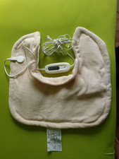 Neuw. Schulter- u. Nacken Heizkissen Netzstecker 6 Stufen beige kuschelig weich