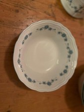 Runde Servierschüssel Blaue Blumen Von Bavaria Porzellan Germany Wunsiedel 