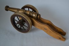 2 Kanonen Artillerie Messing Lafette