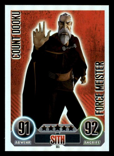 Count dooku force attax star - dooku,