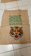 Kaffeesack Tiger Indien Deko