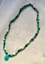 Türkis Halskette, neuwertig