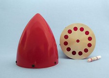 GFK Spinner Ø 100 mm rot