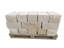 Sandstein Mauerstein gesägt 20x20x40 Gartenmauer Naturstein 28 Stk.