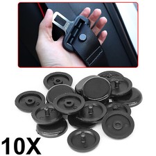 10x Auto Sicherheitsgurt Stopper Clip Gurtstopper Belt Kunststoff Knopf Klip