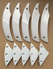 Schmidt Mystic Dekor Weiß Satz für 17 Zoll Fegen 40 teiliges Set ohne Schrauben