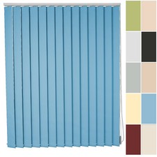 Lamellenvorhang nach Maß Vertikal Lamellen Fenster Rollo Jalousie Schiebegardine