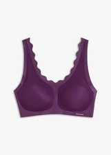 Wattiertes Feel Comfort Seamless Bralette Gr. 44/46 Nachtlila Damen BH Bra Neu