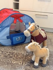 Haba Pferdestall 2 Pferde