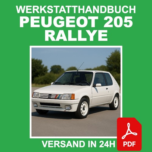 Werkstatthandbuch peugeot 205 - werkstatthandbuch,