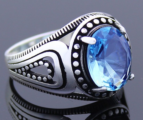925 sterling silber blautopas - 925,